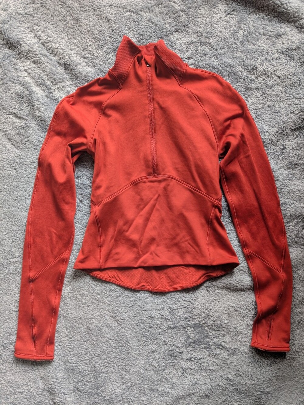 Lululemon Always Alert Half Zip Size 2 Magma